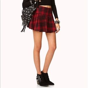 Plaid skirt